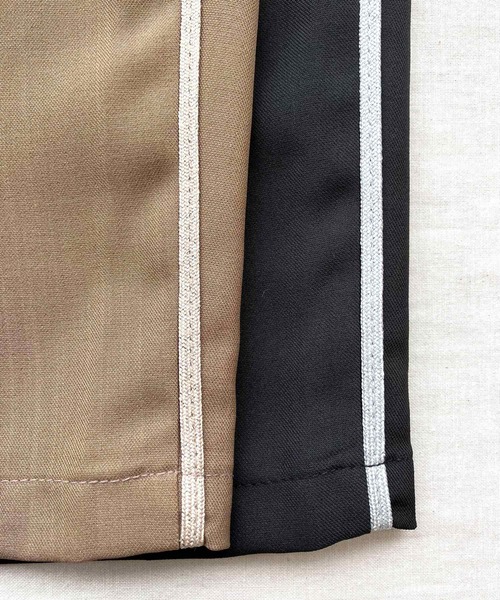 Q（キュー）の「ポプリンテーパードパンツ（その他パンツ・レディース・ブラウン/ブラック・MEDIUM）」の13枚目の写真