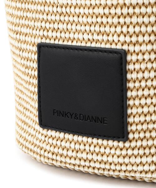 PINKY&DIANNE(ピンキーアンドダイアン)の「ラフィア風ポシェットバッグ(かごバッグ・レディース・ベージュ/ブラック・ONE SIZE)」の7枚目の写真