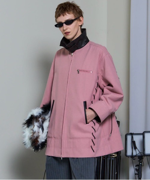 MAISON SPECIAL（メゾンスペシャル）の「Lace Up A-line Coat/レース