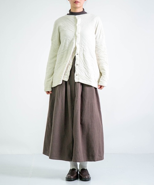 D.M.G.（ドミンゴ）の「[D.M.G. / ディーエムジー] 甘織コットンネル スカーチョ（その他パンツ・レディース・ベージュ/チャコールグレー・M/S）」の11枚目の写真