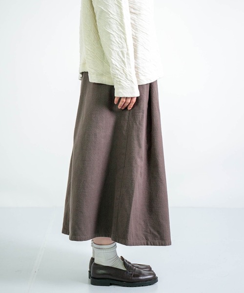 D.M.G.（ドミンゴ）の「[D.M.G. / ディーエムジー] 甘織コットンネル スカーチョ（その他パンツ・レディース・ベージュ/チャコールグレー・M/S）」の14枚目の写真