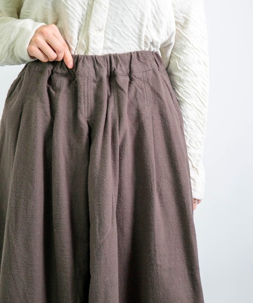 D.M.G.（ドミンゴ）の「[D.M.G. / ディーエムジー] 甘織コットンネル スカーチョ（その他パンツ・レディース・ベージュ/チャコールグレー・M/S）」の16枚目の写真