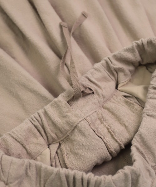 D.M.G.（ドミンゴ）の「[D.M.G. / ディーエムジー] 甘織コットンネル スカーチョ（その他パンツ・レディース・ベージュ/チャコールグレー・M/S）」の7枚目の写真