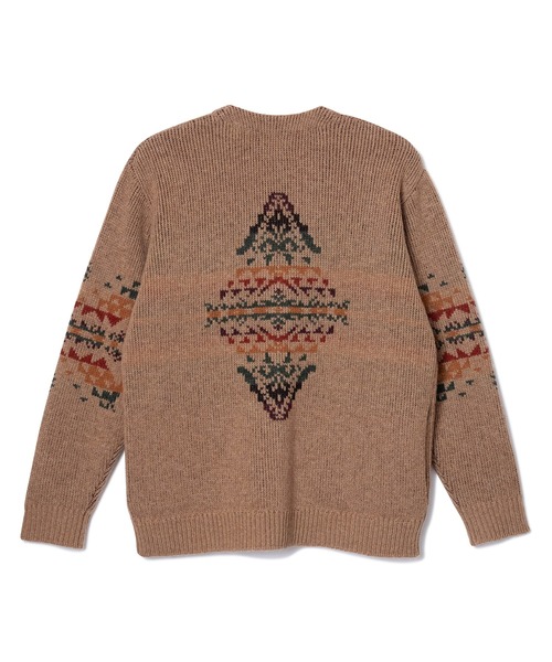 PENDLETON（ペンドルトン）の「PENDLETON/ペンドルトン シェットランド 5ゲージ ウールカーディガン（カーディガン/ボレロ・メンズ・タン/アイボリー/ブラック・MEDIUM/LARGE）」の20枚目の写真