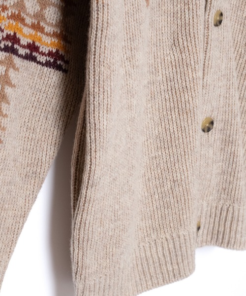 PENDLETON/ペンドルトン シェットランド 5ゲージ ウールカーディガン