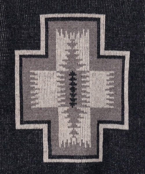 PENDLETON（ペンドルトン）の「PENDLETON/ペンドルトン シェットランド 5ゲージ ウールカーディガン（カーディガン/ボレロ・メンズ・タン/アイボリー/ブラック・MEDIUM/LARGE）」の16枚目の写真