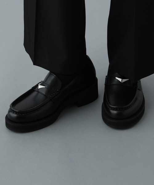 【HARE】メタルローファー 【厚底 革靴】 セール】メタルローファー(HARE)（ローファー）｜HARE（ハレ）の