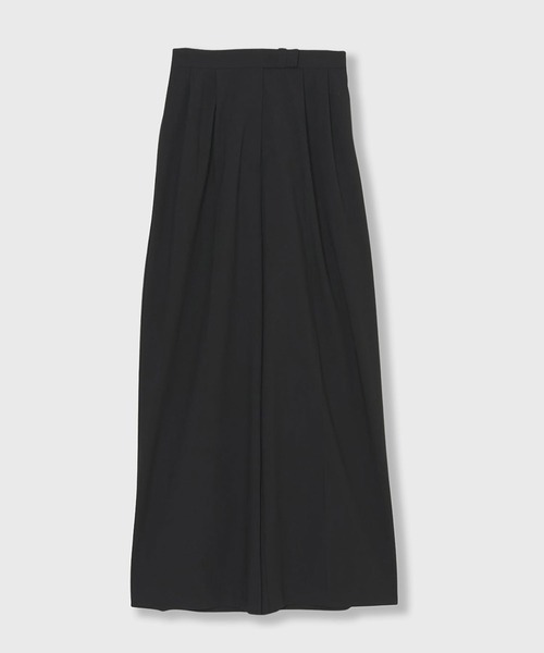 THINGS THAT MATTER(シングス ザット マター)の「T/R DOUBLE TUCK WIDE PANTS / TRダブルタックワイドパンツ(スラックス・レディース・ベージュ/グレー/ブラック・1)」の2枚目の写真