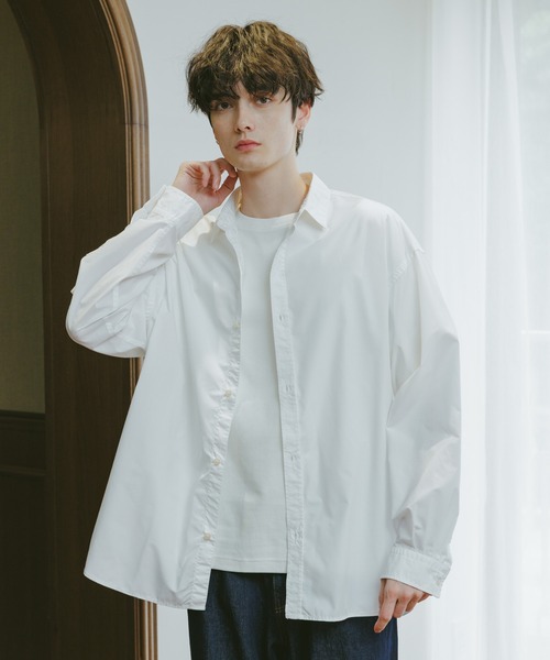 RAGEBLUE(レイジブルー)の「ACETATE BROADCLOTH SHIRTS / アセテートブロードシャツ(シャツ/ブラウス・メンズ・ブラック/ホワイト/ダークブラウン・LARGE/MEDIUM/SMALL)」の3枚目の写真