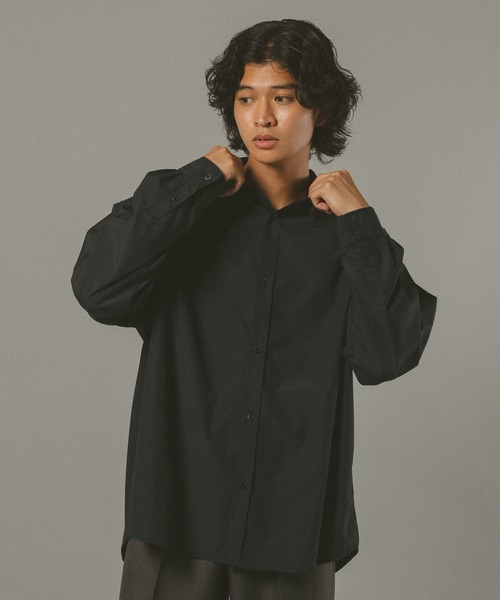 RAGEBLUE(レイジブルー)の「ACETATE BROADCLOTH SHIRTS / アセテートブロードシャツ(シャツ/ブラウス・メンズ・ブラック/ホワイト/ダークブラウン・LARGE/MEDIUM/SMALL)」の10枚目の写真