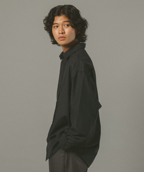 RAGEBLUE(レイジブルー)の「ACETATE BROADCLOTH SHIRTS / アセテートブロードシャツ(シャツ/ブラウス・メンズ・ブラック/ホワイト/ダークブラウン・LARGE/MEDIUM/SMALL)」の11枚目の写真