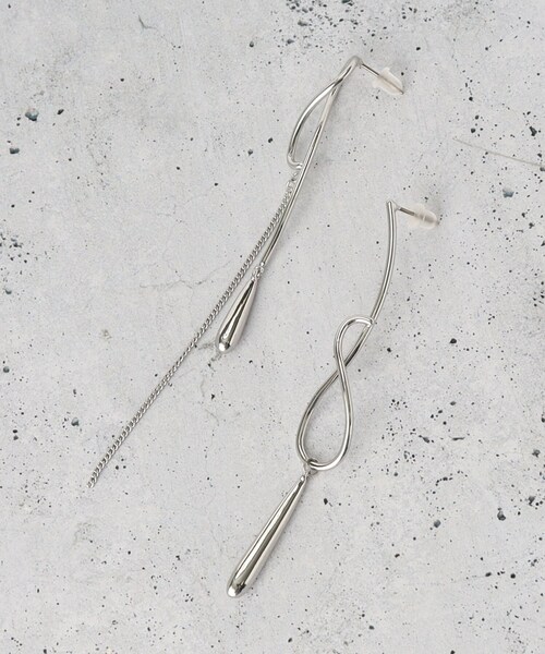 THE SHOP TK （ザ ショップ ティーケー ）の「アシメデザインピアス＆イヤリング（その他・レディース・シルバー/ゴールド系/シルバー系/ゴールド・00）」の2枚目の写真