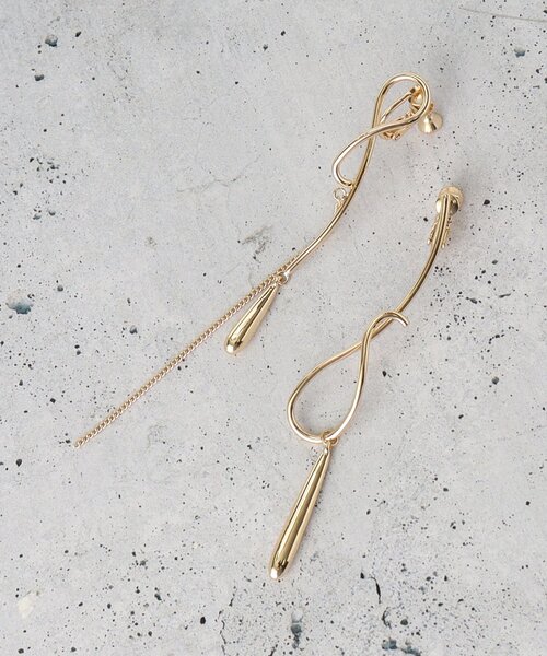 THE SHOP TK （ザ ショップ ティーケー ）の「アシメデザインピアス＆イヤリング（その他・レディース・シルバー/ゴールド系/シルバー系/ゴールド・00）」の5枚目の写真