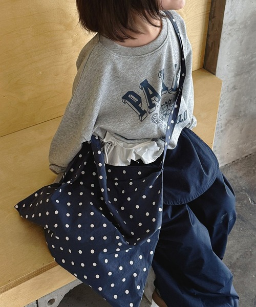 aimoha（アイモハ）の「【aimoha-KIDS-】レイヤード風 長袖スウェット（スウェット・キッズ・杢グレー・150/140/130/160/120）」の5枚目の写真