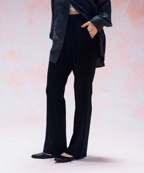 LEPSIM（レプシィム）の「よく伸びフィットパンツ　498773（その他パンツ・レディース・ブラック/ネイビー/ブラウン・MEDIUM/LARGE）」の6枚目の写真