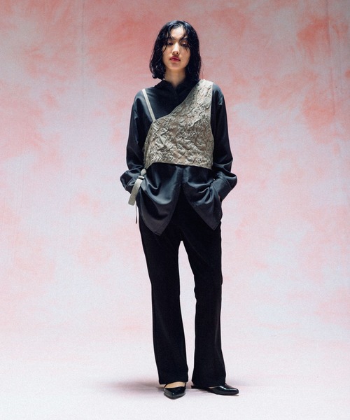 LEPSIM（レプシィム）の「よく伸びフィットパンツ　498773（その他パンツ・レディース・ブラック/ネイビー/ブラウン・MEDIUM/LARGE）」の8枚目の写真