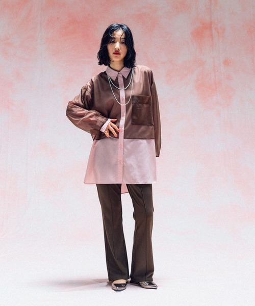 LEPSIM（レプシィム）の「よく伸びフィットパンツ　498773（その他パンツ・レディース・ブラック/ネイビー/ブラウン・MEDIUM/LARGE）」の12枚目の写真