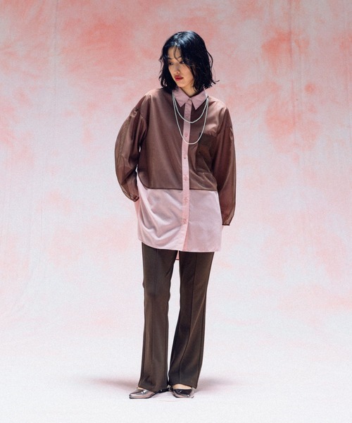 LEPSIM（レプシィム）の「よく伸びフィットパンツ　498773（その他パンツ・レディース・ブラック/ネイビー/ブラウン・MEDIUM/LARGE）」の13枚目の写真