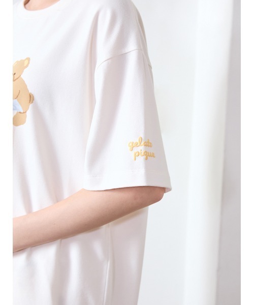 セール】はちみつベア柄ワンポイントTシャツ（ルームウェア/パジャマ