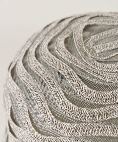 ORIENT MILLINERY(オリエント ミリナリー)の「MIU【ミウ】(ハット・レディース・ホワイト/グレー・FREE)」の12枚目の写真