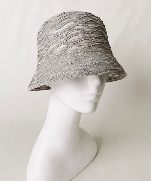 ORIENT MILLINERY(オリエント ミリナリー)の「MIU【ミウ】(ハット・レディース・ホワイト/グレー・FREE)」の8枚目の写真