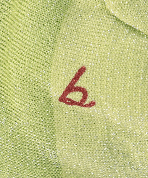 babaco(ババコ)の「babaco | ナイロン シアーソックス WOMEN(ソックス/靴下・レディース・ネイビー/ライトグリーン・1)」の5枚目の写真