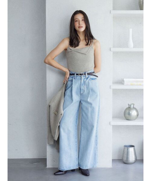 LAGUNAMOON(ラグナムーン)の「フェイクレザーナローベルト(ベルト・レディース・ブラック/ブラウン・FREE)」の4枚目の写真