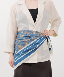 Monocoro toppi（モノコロトッピ）の「ツイルプリントスカーフ 90cm×90cm 大判（バンダナ/スカーフ）」