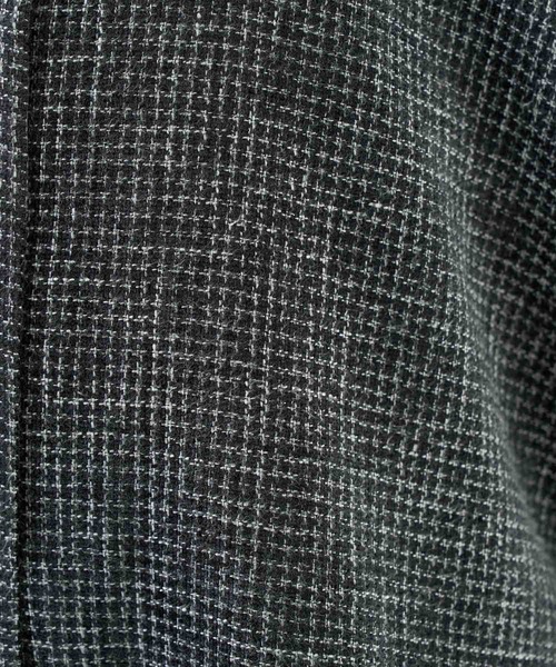 KUUUPY(クーピー)の「Front Tucked Tweed Shirt - フロントタック ツイードシャツ(シャツ/ブラウス・メンズ・ブルー/ブラック・SMALL/MEDIUM/LARGE)」の13枚目の写真