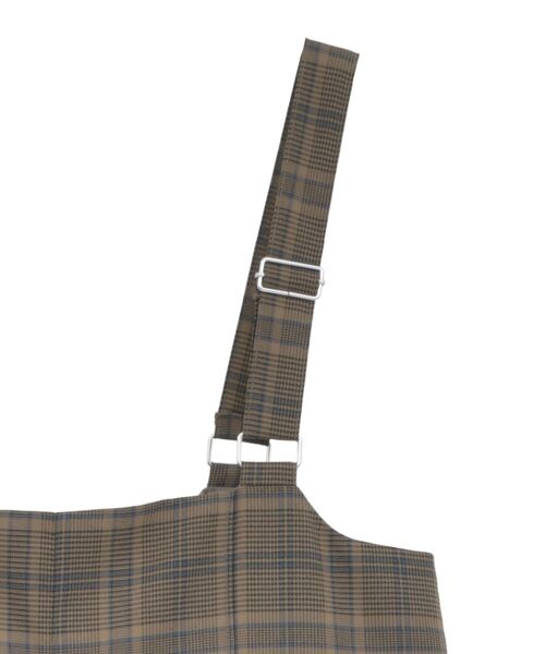 Green　Parks（グリーンパークス）の「ピンタックサロペット（サロペット/オーバーオール・レディース・ブラック/ブラウン系その他4/グレー・FREE）」の11枚目の写真