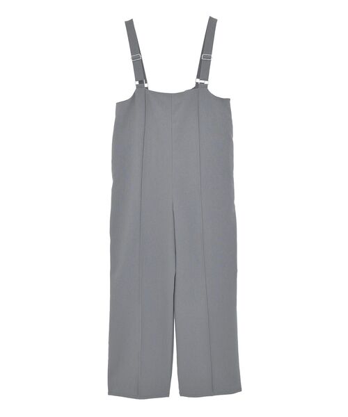 Green　Parks（グリーンパークス）の「ピンタックサロペット（サロペット/オーバーオール・レディース・ブラック/ブラウン系その他4/グレー・FREE）」の6枚目の写真