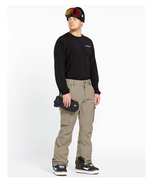 VOLCOM(ボルコム)の「【VOLCOM/ボルコム】 Mens New Articulated Pants /スリムフィットスキースノーボードパンツ(その他パンツ・メンズ・ベージュ系その他/ブラック・MEDIUM/SMALL/LARGE/X-LARGE/X-SMALL)」の8枚目の写真