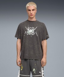 PUMA（プーマ）の「PUMA プーマ ユニセックス バスケットボール ポインツ イン ザ ペイント 半袖 Tシャツ（Tシャツ/カットソー・レディース）」