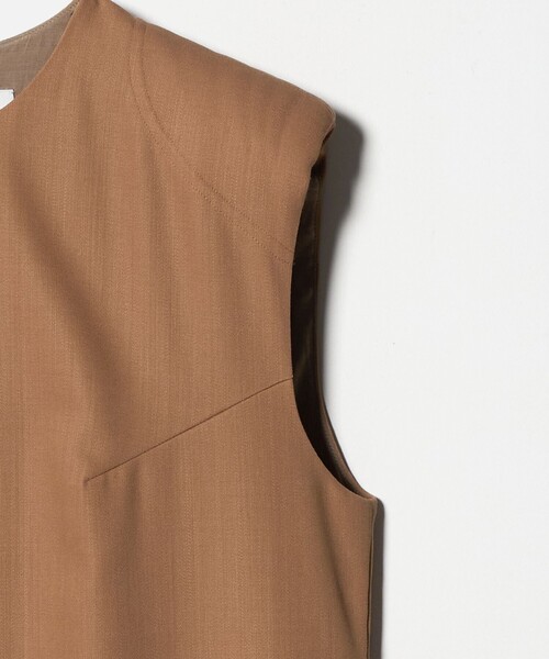 ROKU ロク　シャギーベストブルゾン　定価60500円 ROKU ロク シャギーベストブルゾン 定価60500円 6（ロク）の「＜6(ROKU