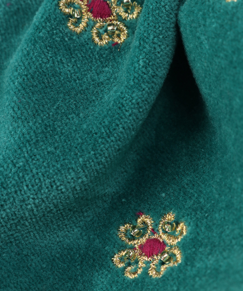 B.C STOCK(ベーセーストック)の「ベルベットポーチ(ショルダーバッグ・レディース・ブラック系その他/グレー/ベージュ/ライトグリーン/カーキ/ラベンダー/ボルドー・FREE)」の18枚目の写真