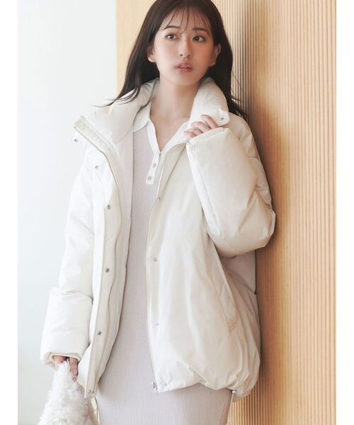 MERCURYDUO（マーキュリーデュオ）の「バイカラースキッパーニットワンピース（ワンピース・レディース・ブラック/ベージュ/ミント・SMALL/MEDIUM）」の20枚目の写真