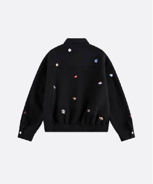 U:UME(ユーム)の「Embroidery Baseball Jacket(ブルゾン・メンズ・ブラウン/グレー/ブラック・MEDIUM/LARGE/X-LARGE/XX-LARGE)」の4枚目の写真