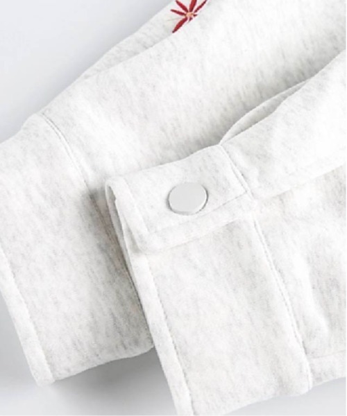 U:UME(ユーム)の「Embroidery Baseball Jacket(ブルゾン・メンズ・ブラウン/グレー/ブラック・MEDIUM/LARGE/X-LARGE/XX-LARGE)」の6枚目の写真