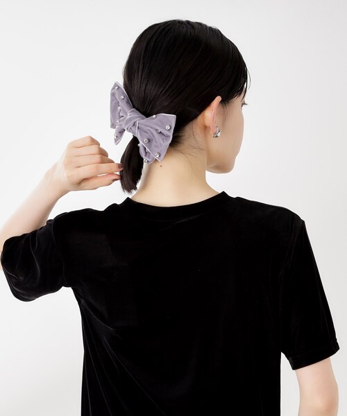 THE SHOP TK （ザ ショップ ティーケー ）の「◆シアーベロアカットソー【洗える】（Tシャツ/カットソー・レディース・ブルー/オフホワイト/ダークブラウン/ブラック・13/12）」の17枚目の写真