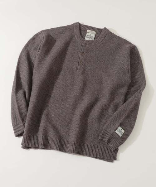 22aw Journal Standard relume ヘンリーネック ニット セール】ハミルトン ウール ガーター ヘンリーネック（ニット/セーター