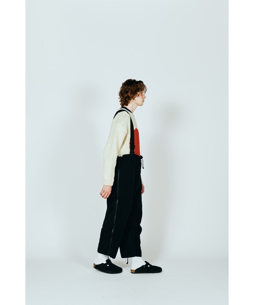 MILITARY（ミリタリー）の「USMC/ユーエスエムシー POLARTEC FLEECE OVERALLS LONG（サロペット/オーバーオール・メンズ・ブラック・X-SMALL/MEDIUM）」の9枚目の写真