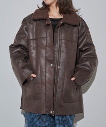 MAISON BREEZE reveur（メゾンブリーズレヴール）の「【MAISON BREEZE reveur】リバーシブルFムートンコート trc（ムートンコート）」