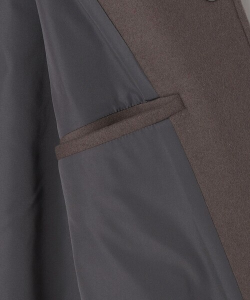 SHIPS any(シップス エニィ)の「SHIPS any: PURE WOOL MELTON スタジアム ブルゾン (スタジャン)◇(スタジャン・メンズ・ブラック/グレー/ベージュ系・LARGE/MEDIUM/SMALL)」の17枚目の写真