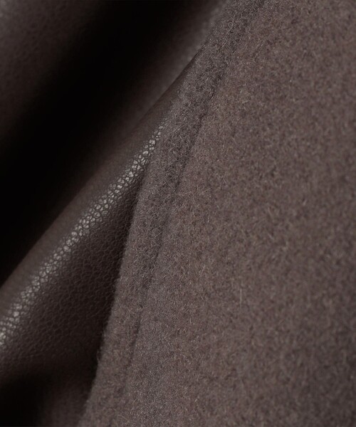 SHIPS any(シップス エニィ)の「SHIPS any: PURE WOOL MELTON スタジアム ブルゾン (スタジャン)◇(スタジャン・メンズ・ブラック/グレー/ベージュ系・LARGE/MEDIUM/SMALL)」の22枚目の写真