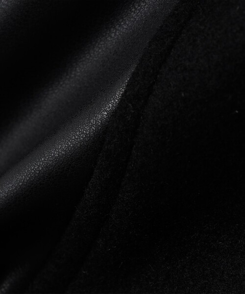 SHIPS any(シップス エニィ)の「SHIPS any: PURE WOOL MELTON スタジアム ブルゾン (スタジャン)◇(スタジャン・メンズ・ブラック/グレー/ベージュ系・LARGE/MEDIUM/SMALL)」の5枚目の写真