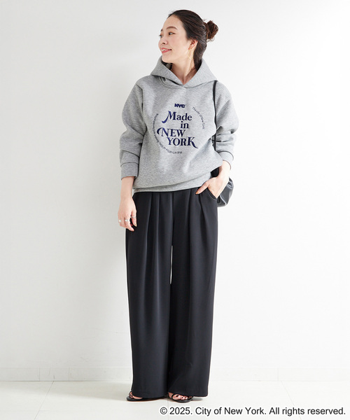 GOOD ROCK SPEED（グッドロックスピード）の「GOOD ROCK SPEED/グッドロックスピード NYC スウェット（パーカー・レディース・ライトグレー/ネイビー・FREE）」の21枚目の写真