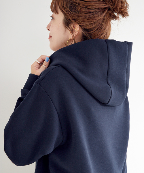 GOOD ROCK SPEED（グッドロックスピード）の「GOOD ROCK SPEED/グッドロックスピード NYC スウェット（パーカー・レディース・ライトグレー/ネイビー・FREE）」の6枚目の写真