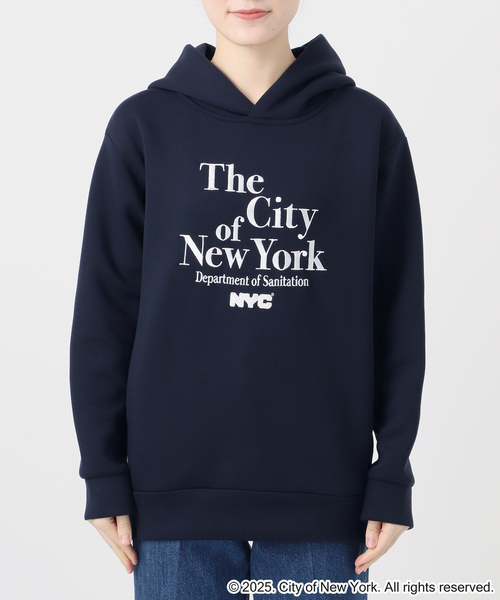 GOOD ROCK SPEED（グッドロックスピード）の「GOOD ROCK SPEED/グッドロックスピード NYC スウェット（パーカー・レディース・ライトグレー/ネイビー・FREE）」の16枚目の写真