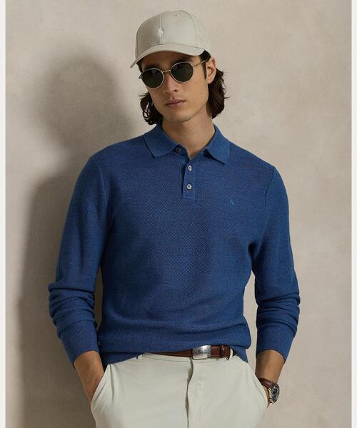 セール】パフォーマンス ポロカラー セーター（ニット/セーター）｜RLX