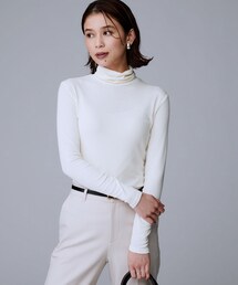 UNTITLED（アンタイトル）の「【吸湿発熱/洗える】ハイネックインナー（Tシャツ/カットソー）」